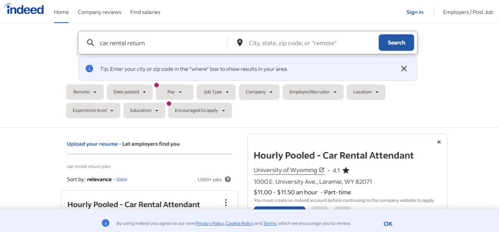 Rental Car Return Jobs How to Get Paid for Driving