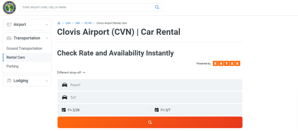Best Rental Car Options in CVN Book Now
