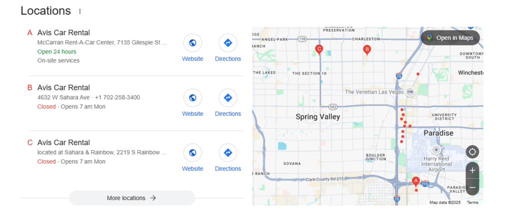 Avis Car Rental Las Vegas Best Deals And Locations